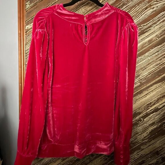BYFL-life magenta velvet pullover NWT - Picture 7 of 7